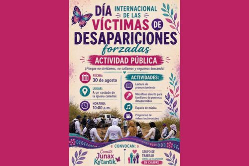 Día Internacional de las Víctimas de Desapariciones Forzadas